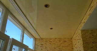 Натяжной потолок на балкон Ефремов, цена 6351 руб.